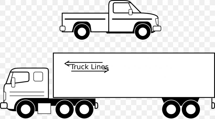 Pickup Truck Peterbilt Semi-trailer Truck Clip Art, PNG, 1280x708px, Pickup Truck, Area, Auto Part, Automotive Design, Automotive Exterior Download Free