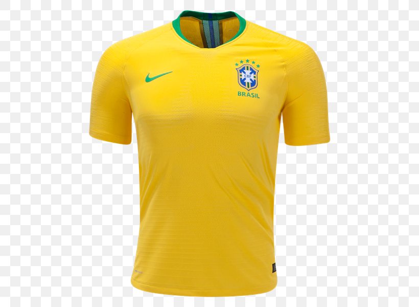 Brazil National Football Team 2018 World Cup Nike Jersey, PNG, 600x600px, 2018 World Cup, Brazil National Football Team, Active Shirt, Adidas, Brazilian Football Confederation Download Free