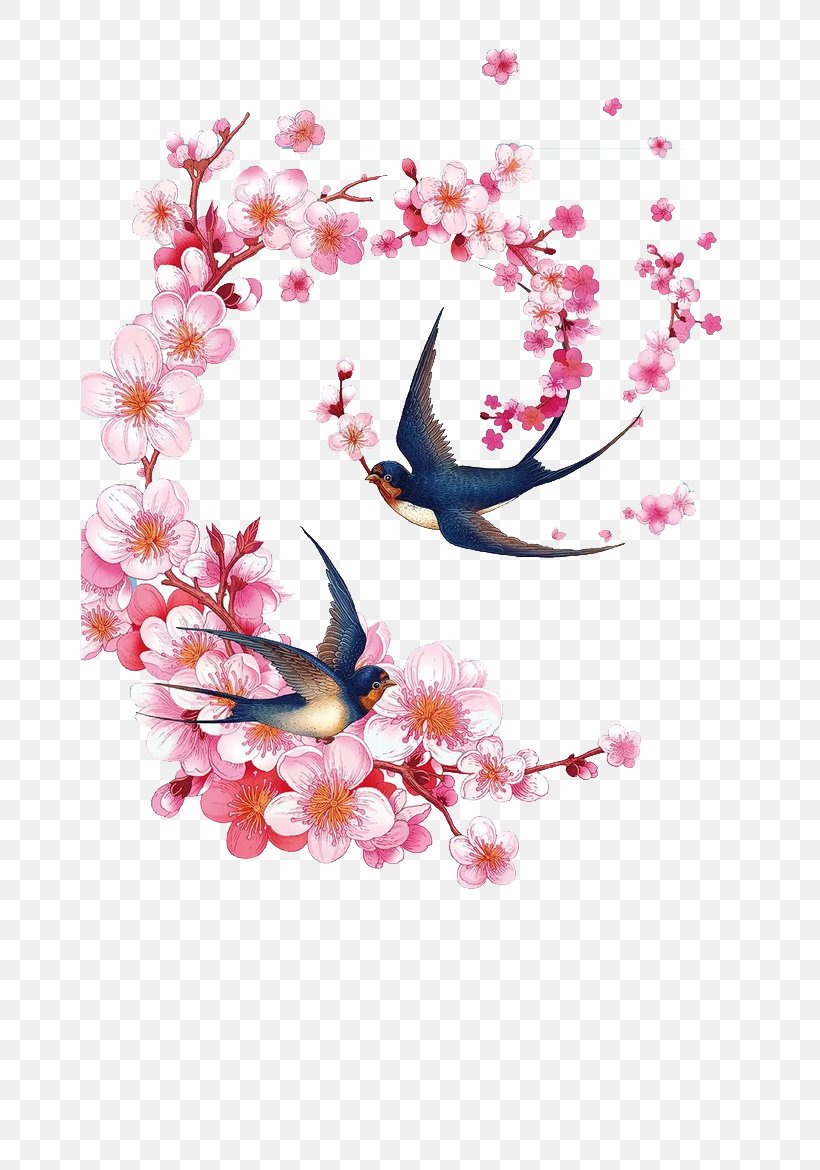 Chinoiserie Illustration, PNG, 658x1170px, Chinoiserie, Art, Blossom, Branch, Cherry Blossom Download Free
