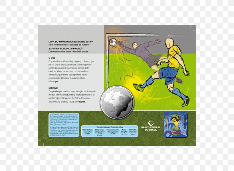 Currency Coin 2014 FIFA World Cup Brazilian Real, PNG, 600x600px, 2014 Fifa World Cup, Currency, Ball, Brand, Brazil Download Free