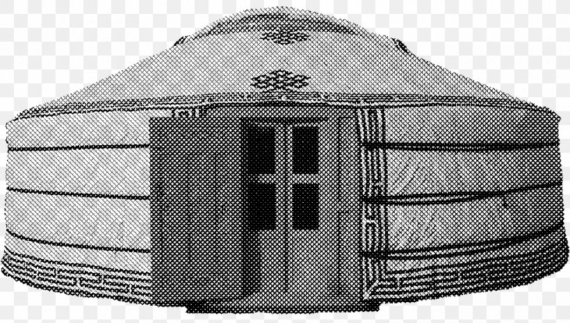 Mongolia Yurt House Maison En Bois Mongols, PNG, 980x556px, Mongolia, Accommodation, Black And White, Building, Cabane Download Free
