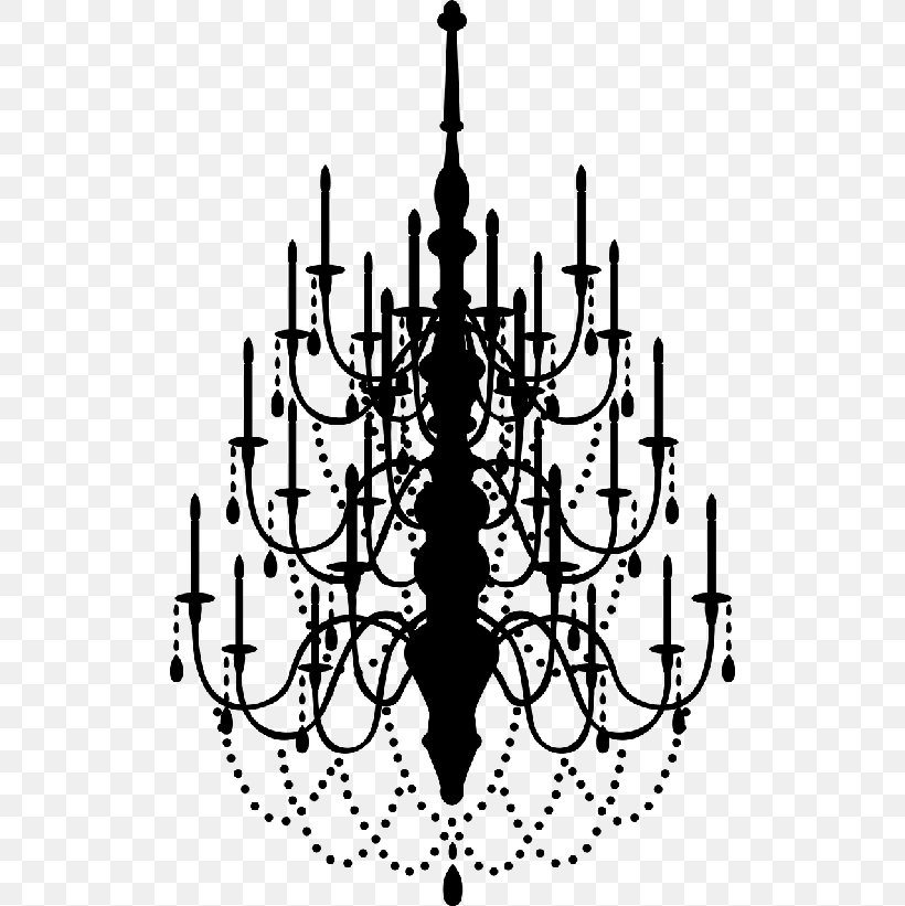 Wall Decal Chandelier Sticker Sconce, PNG, 512x821px, Wall Decal, Black And White, Candle Holder, Ceiling Fixture, Chandelier Download Free