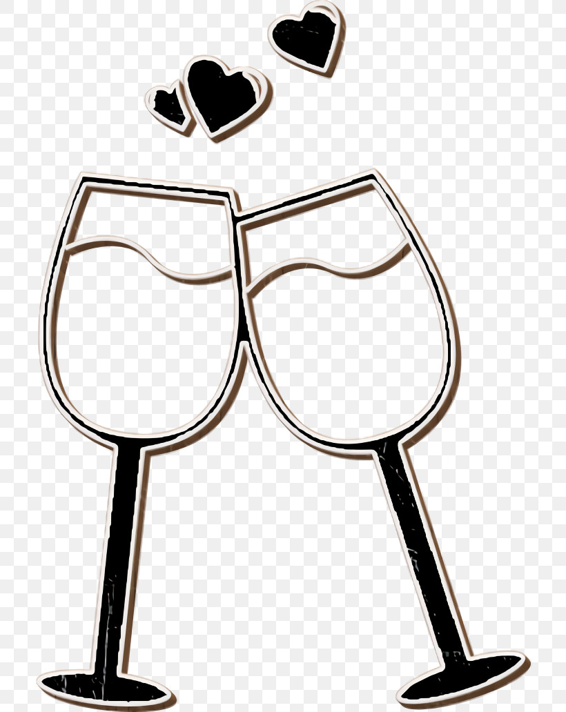 Food Icon Couple Of Glasses In A Brindis For Love Icon Celebrations Icon, PNG, 722x1032px, Food Icon, Cartoon, Celebrations Icon, Geometry, Glass Download Free