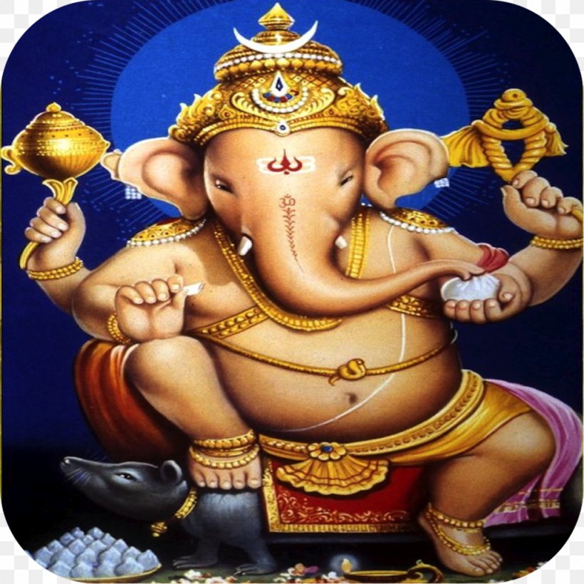 Ganesha Shiva Soundarya Lahari Ganesh Chaturthi Gana, PNG, 1024x1024px, Ganesha, Adi Shankara, Artwork, Chaturthi, Deity Download Free