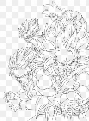 Vegeta Majin Buu Line art Gogeta em preto e branco, goku, ângulo, branco,  mão png