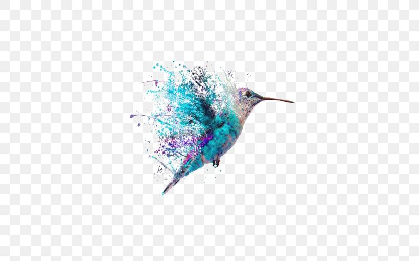 My first tattoo Watercolour Hummingbird 75 years old sorry no before  photos but I barley notice a difference  ragedtattoos