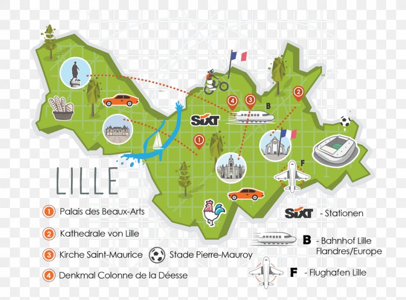 Lille UEFA Euro 2016 Sixt Map Germany National Football Team, PNG, 960x710px, Lille, Area, Car Rental, City, France Download Free