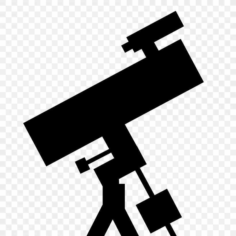 Telescope Logo Clip Art, PNG, 2000x2000px, Telescope, Black, Black And White, Cross, Hans Lippershey Download Free