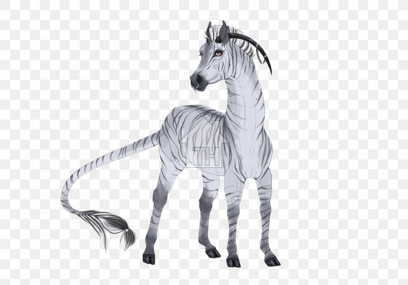 Mustang Quagga Donkey /m/02csf Drawing, PNG, 1600x1117px, Mustang, Animal, Animal Figure, Black And White, Character Download Free