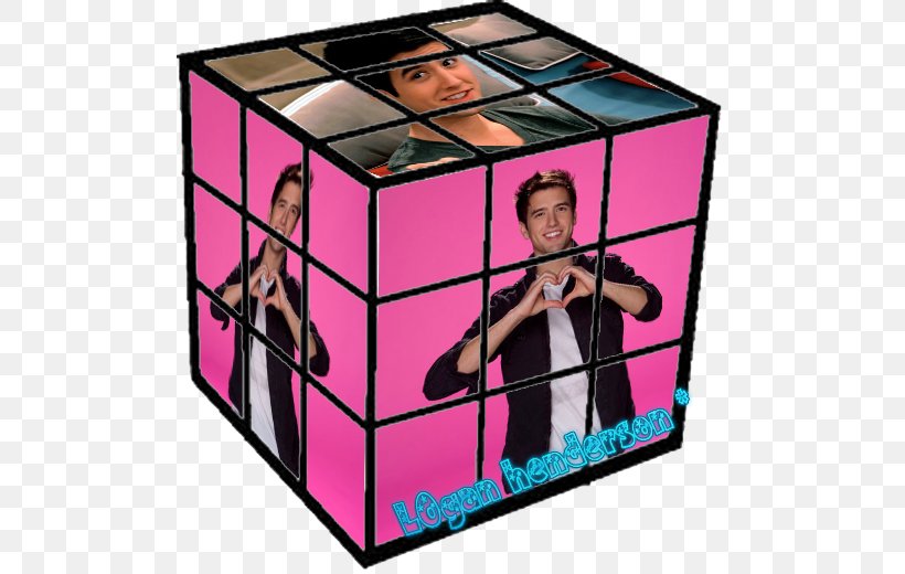 Rubik's Cube Pink M Google Play, PNG, 500x520px, Pink M, Big Time Rush, Box, Cube, Google Play Download Free
