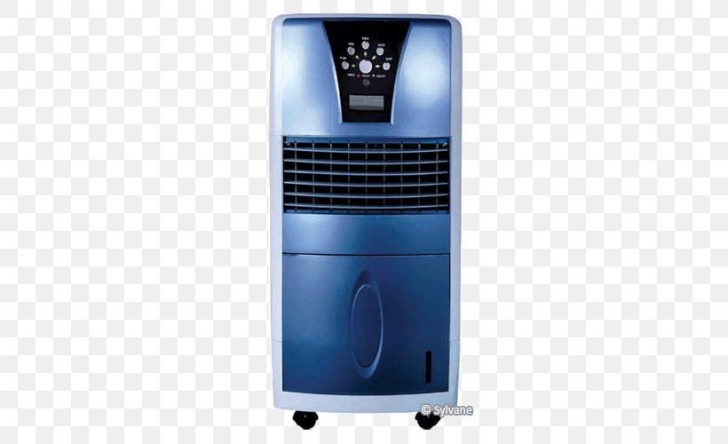 Evaporative Cooler Dehumidifier Air Conditioning Air Cooling, PNG, 500x500px, Evaporative Cooler, Air Conditioning, Air Cooling, Air Ioniser, British Thermal Unit Download Free
