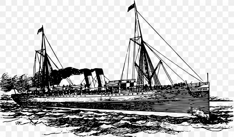 Steamship Clip Art, PNG, 2400x1405px, Ship, Baltimore Clipper, Barque, Boat, Caravel Download Free