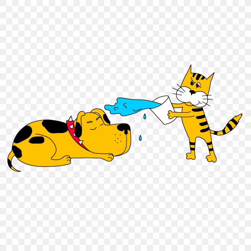 Dogu2013cat Relationship Dogu2013cat Relationship Kitten, PNG, 1000x1000px, Cat, Area, Art, Cartoon, Catdog Download Free