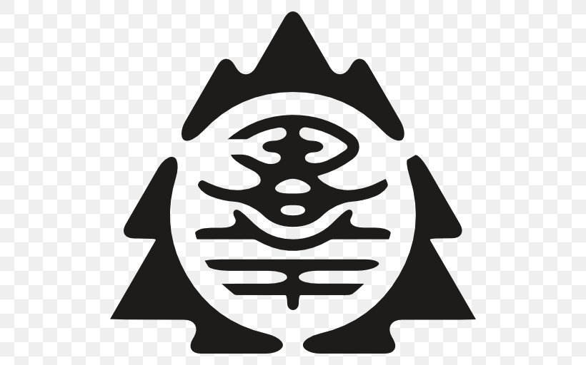 Gunma Prefecture Symbol Prefectures Of Japan, PNG, 512x512px, Gunma Prefecture, Black And White, Honshu, Japan, Logo Download Free