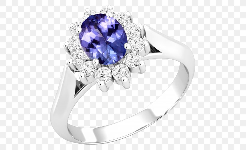 Sapphire Diamond Wedding Ring Tanzanite, PNG, 500x500px, Sapphire, Amethyst, Blue, Body Jewelry, Diamond Download Free