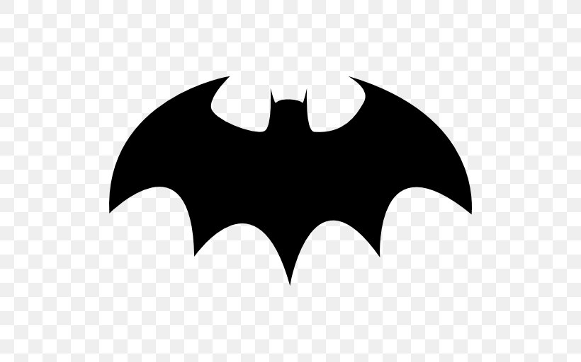 Bat Silhouette Clip Art, PNG, 512x512px, Bat, Bat Wing Development, Black, Black And White, Leaf Download Free