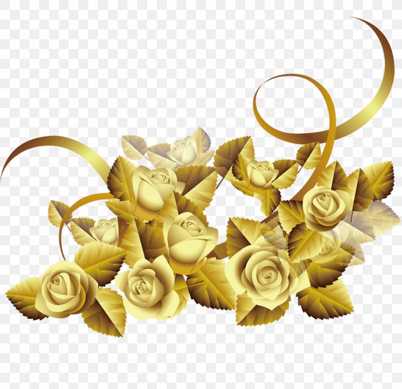Beach Rose Gold Flower, PNG, 1094x1058px, Beach Rose, Cut Flowers, Flower, Gold, Petal Download Free