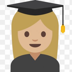 High School Clipart Graduation Ceremony - Emoji Clip Art Diploma Of Higher Education PNG