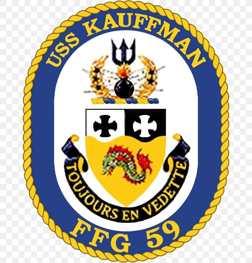 USS Kauffman (FFG-59) Oliver Hazard Perry-class Frigate United States Navy Ticonderoga-class Cruiser, PNG, 674x858px, Oliver Hazard Perryclass Frigate, Area, Army Officer, Badge, Brand Download Free