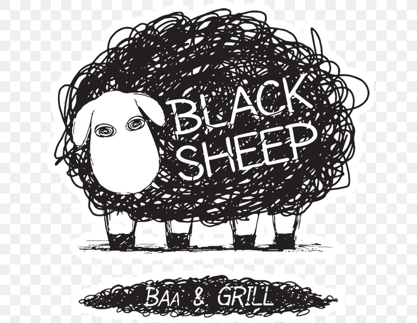Holland Baa, Baa, Black Sheep, PNG, 650x635px, Holland, Baa Baa Black Sheep, Bar, Black And White, Black Sheep Download Free