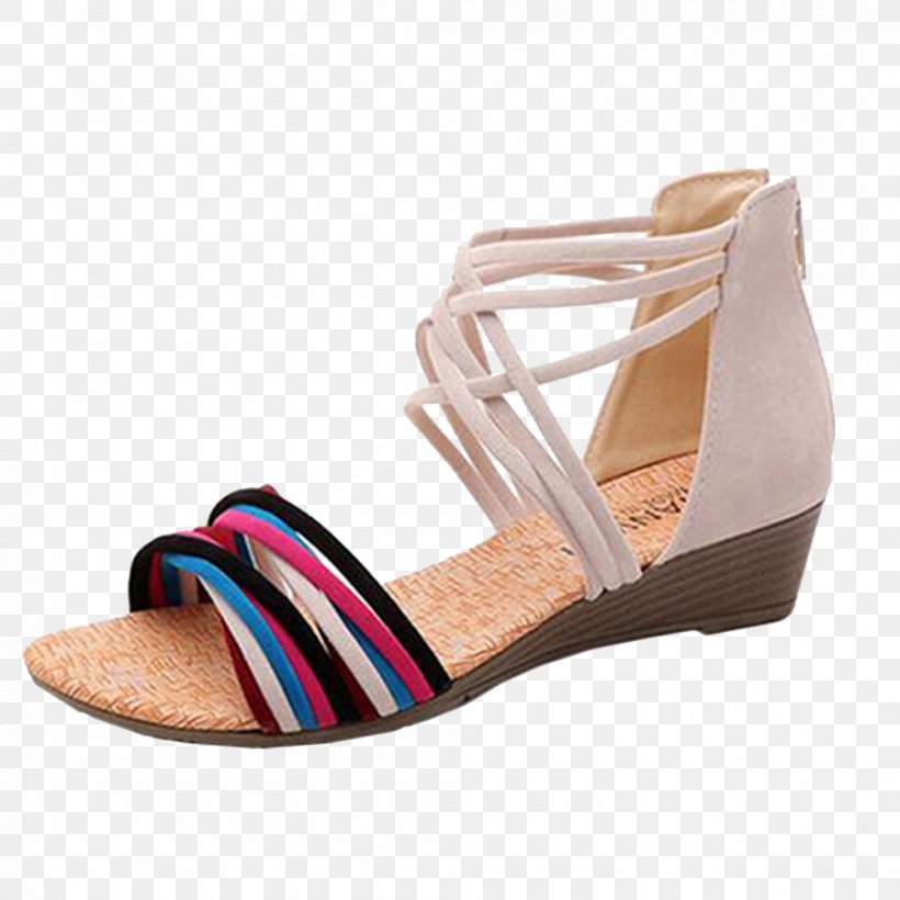 Sandal Shoe Flip-flops Wedge Absatz, PNG, 1001x1001px, Sandal, Absatz, Beige, Flipflops, Footwear Download Free