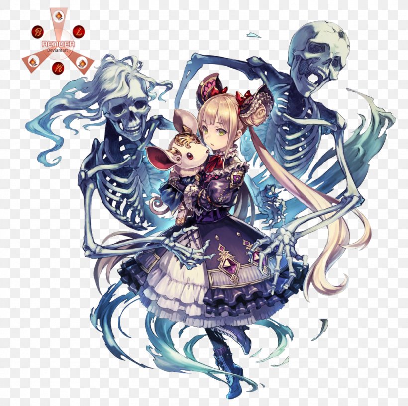 Shadowverse Granblue Fantasy Art Game, PNG, 1024x1021px, Watercolor, Cartoon, Flower, Frame, Heart Download Free