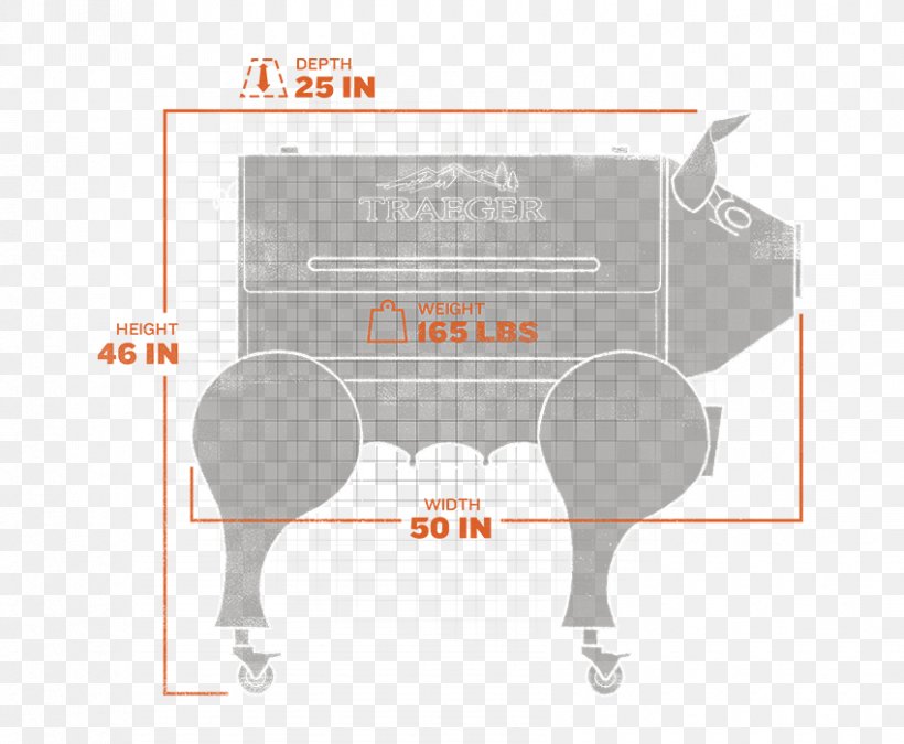 Barbecue Pellet Grill Grilling Traeger Lil' Pig Traeger Pro Series 34, PNG, 850x700px, Barbecue, Brand, Chicken As Food, Diagram, Grilling Download Free