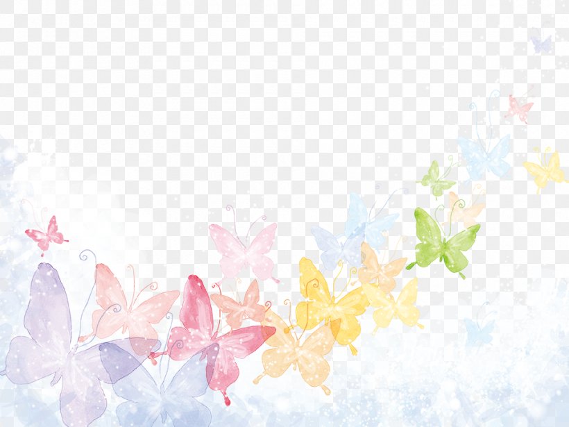 Butterfly Watercolor Painting Poster, PNG, 960x720px, Butterfly, Painting, Petal, Pink, Poster Download Free
