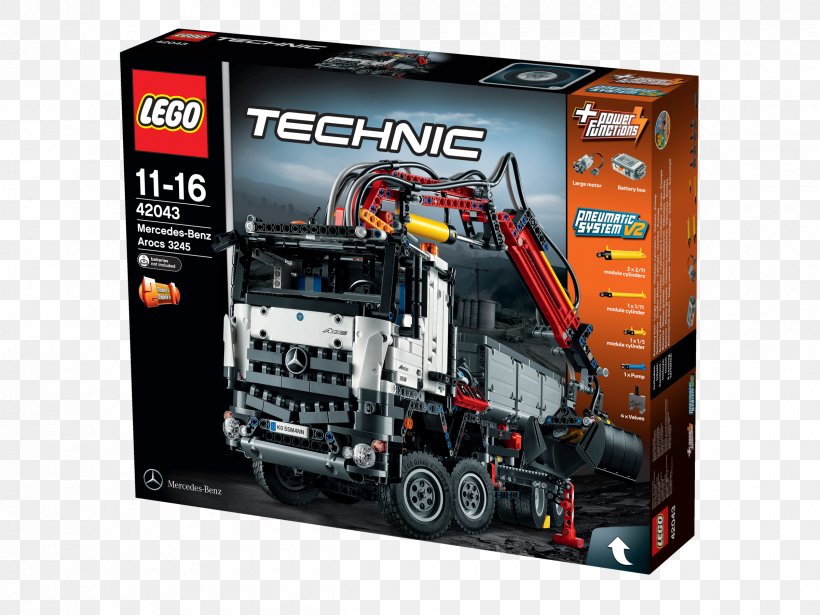 Mercedes-Benz Arocs Lego Technic Toy Block, PNG, 2400x1800px, Watercolor, Cartoon, Flower, Frame, Heart Download Free