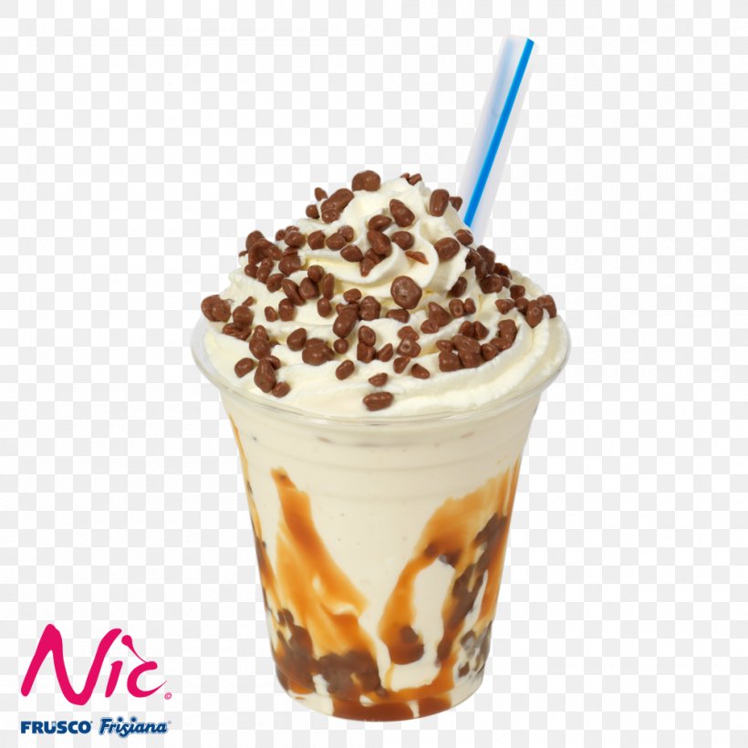 Sundae Milkshake Ice Cream Smoothie, PNG, 1000x1000px, Sundae, Blender, Caramel, Cream, Dairy Product Download Free