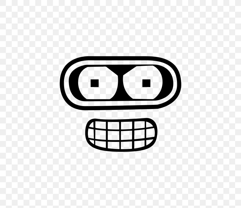 Bender Laptop Nibbler Sticker Decal, PNG, 570x708px, Bender, Alibaba Group, Area, Black And White, Brand Download Free