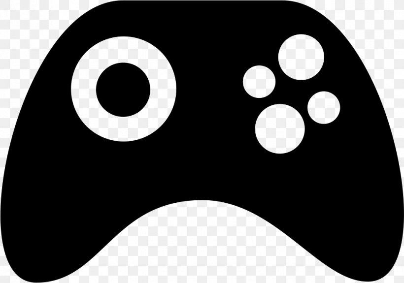 Game Controllers Clip Art Video Games, PNG, 981x688px, Game Controllers, Black, Black And White, Console Game, Game Controller Download Free