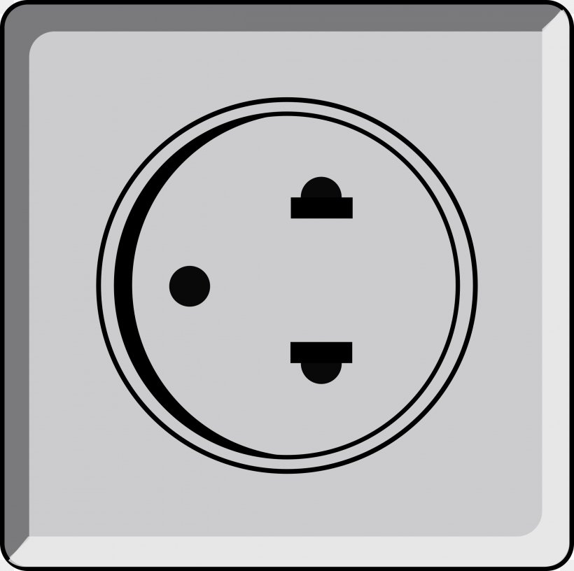 AC Power Plugs And Sockets Network Socket Electricity Clip Art, PNG, 2409x2400px, Ac Power Plugs And Sockets, Ampere, Animation, Black, Black And White Download Free
