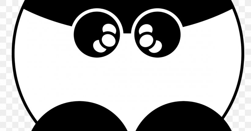 Giant Panda Animaatio Cartoon Clip Art, PNG, 1200x630px, Giant Panda, Angle Of View, Animaatio, Area, Black Download Free