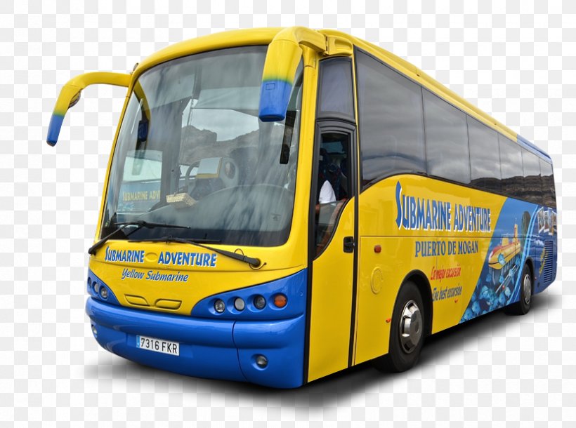 Mogán Tour Bus Service Submarine Adventure Atlantida Submarine, PNG, 830x618px, Bus, Canary Islands, Commercial Vehicle, Compact Car, Gran Canaria Download Free