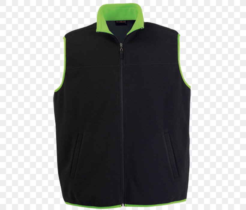 Polar Fleece Gilets T-shirt Jacket Top, PNG, 700x700px, Polar Fleece, Black, Bodywarmer, Clothing, Collar Download Free