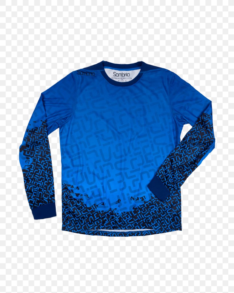Long-sleeved T-shirt Long-sleeved T-shirt Jersey, PNG, 722x1024px, Sleeve, Active Shirt, Blue, Cobalt Blue, Electric Blue Download Free