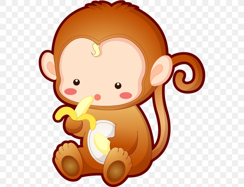 Monkey Clip Art, PNG, 560x630px, Monkey, Animation, Cartoon, Drawing, Elephants And Mammoths Download Free