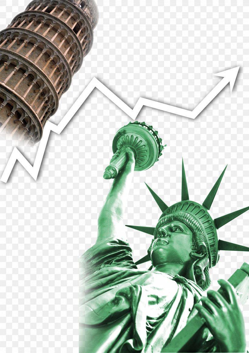 Statue Of Liberty Presentation Template Icon, PNG, 2480x3508px, Statue Of Liberty, Cash, Flag Of The United States, Grass, Green Download Free