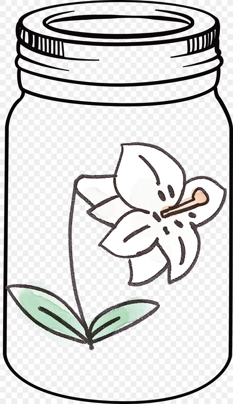 MASON JAR, PNG, 1732x3000px, Mason Jar, Black And White, Cartoon, Coloring Book, Drawing Download Free