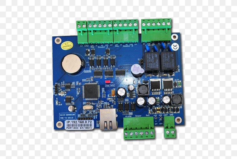 Microcontroller Access Control Proximity Card Motherboard, PNG, 550x550px, Microcontroller, Access Control, Capacitor, Circuit Component, Circuit Prototyping Download Free