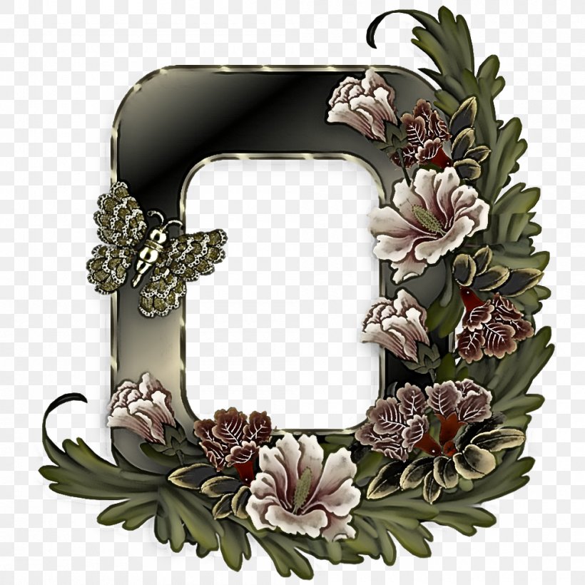 Picture Frame, PNG, 1000x1000px, Picture Frame, Christmas Decoration, Flower, Interior Design, Mirror Download Free