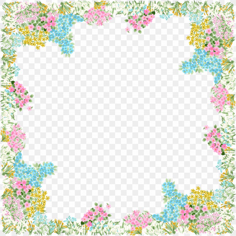 Picture Frames Garden Clip Art, PNG, 4162x4162px, Picture Frames, Area, Art, Border, Branch Download Free
