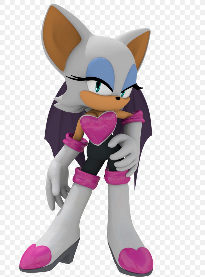 Rouge The Bat Sonic Heroes Sonic Generations Shadow The Hedgehog Sonic The Hedgehog, PNG, 722x1107px, Rouge The Bat, Amy Rose, Bat, Fictional Character, Figurine Download Free