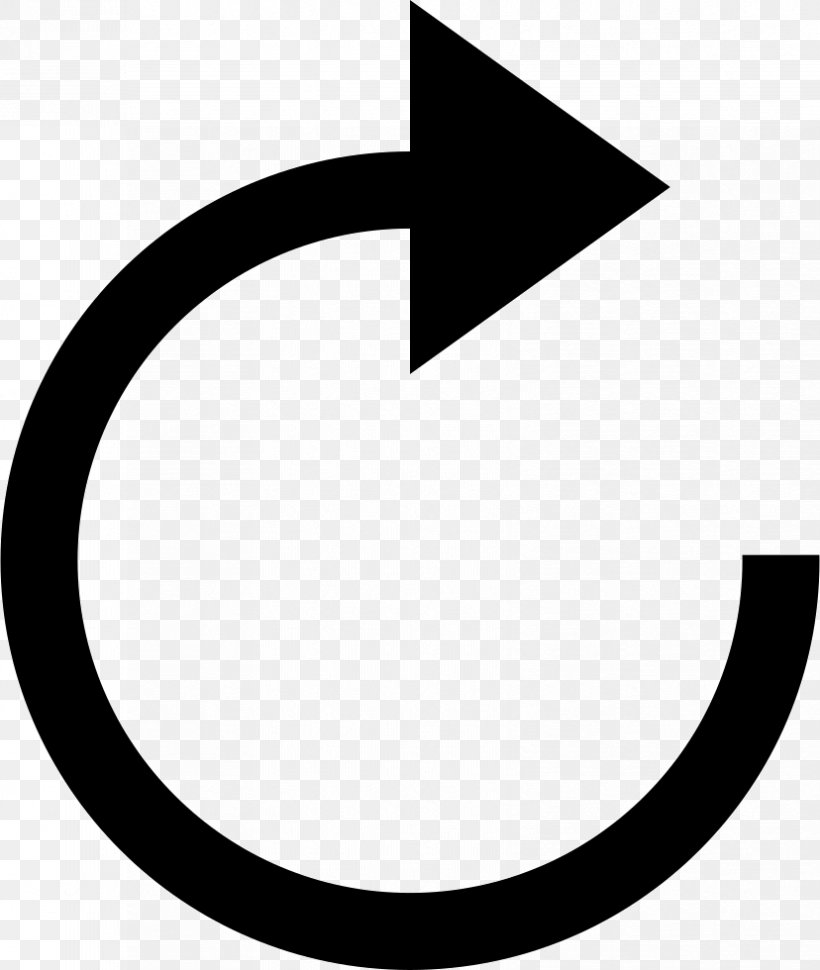 Clockwise Icon, PNG, 828x980px, Button, Blackandwhite, Logo, Symbol, Toolbar Download Free