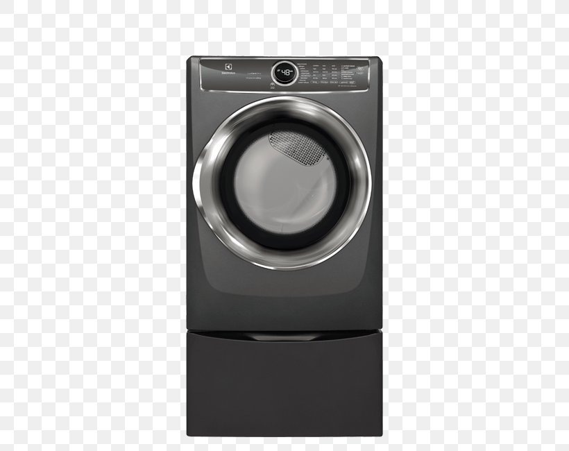 Clothes Dryer Laundry Room Home Appliance Washing Machines, PNG, 632x650px, Clothes Dryer, Electrolux, Electronics, Haier, Hardware Download Free