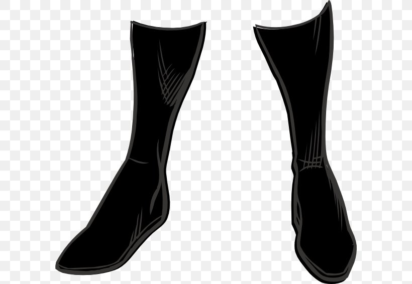 Knee-high Boot Wellington Boot Cowboy Boot Clip Art, PNG, 600x566px, Boot, Black, Cavalier Boots, Combat Boot, Cowboy Boot Download Free
