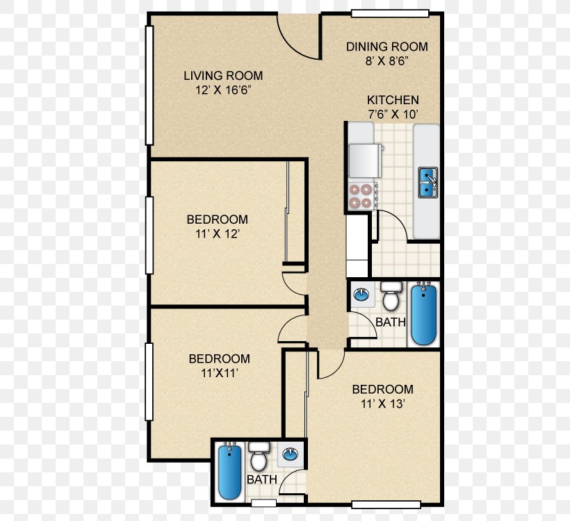 Park Western Estates Apartment Homes West Park Western Drive Floor Plan House, PNG, 750x750px, Floor Plan, Apartment, Area, Bed, California Download Free
