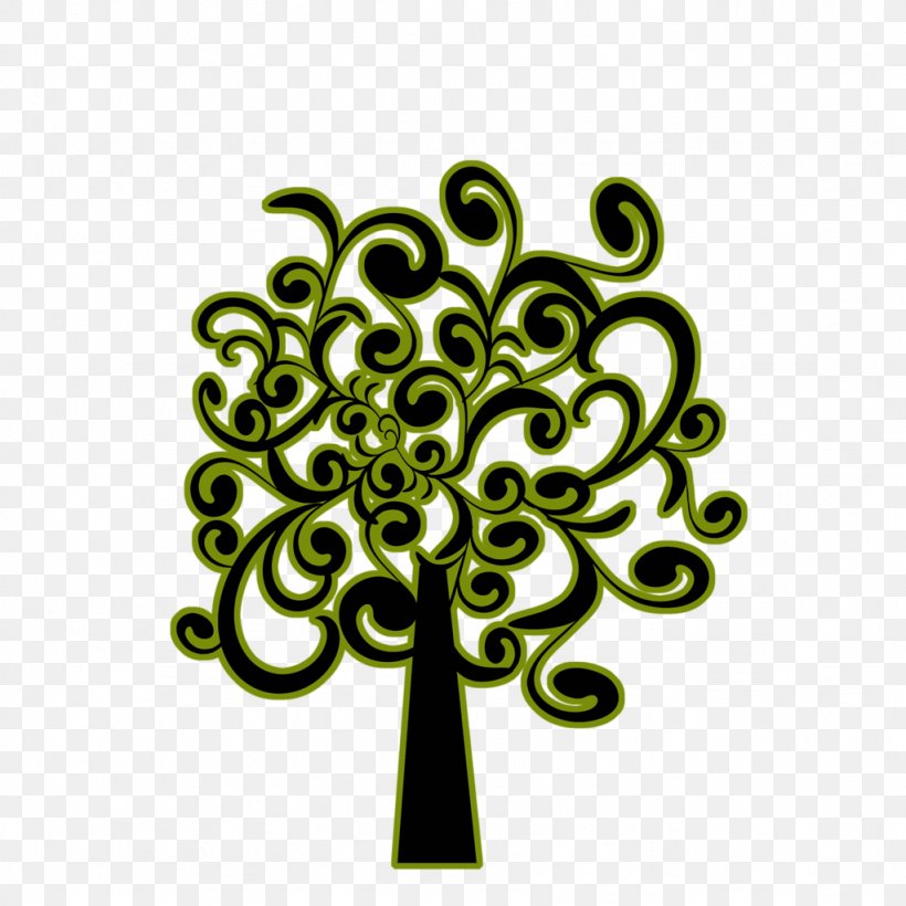 Tree Font, PNG, 1024x1024px, Tree, Flower, Plant, Symmetry Download Free