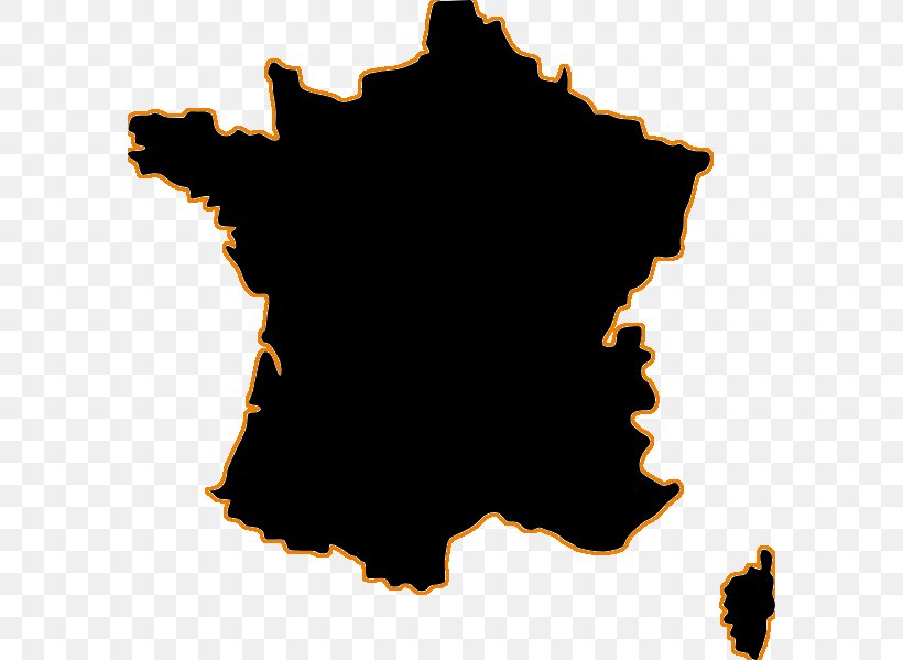 France Clip Art Vector Graphics, PNG, 588x599px, France, Black, Flag Of France, Leaf, Map Download Free